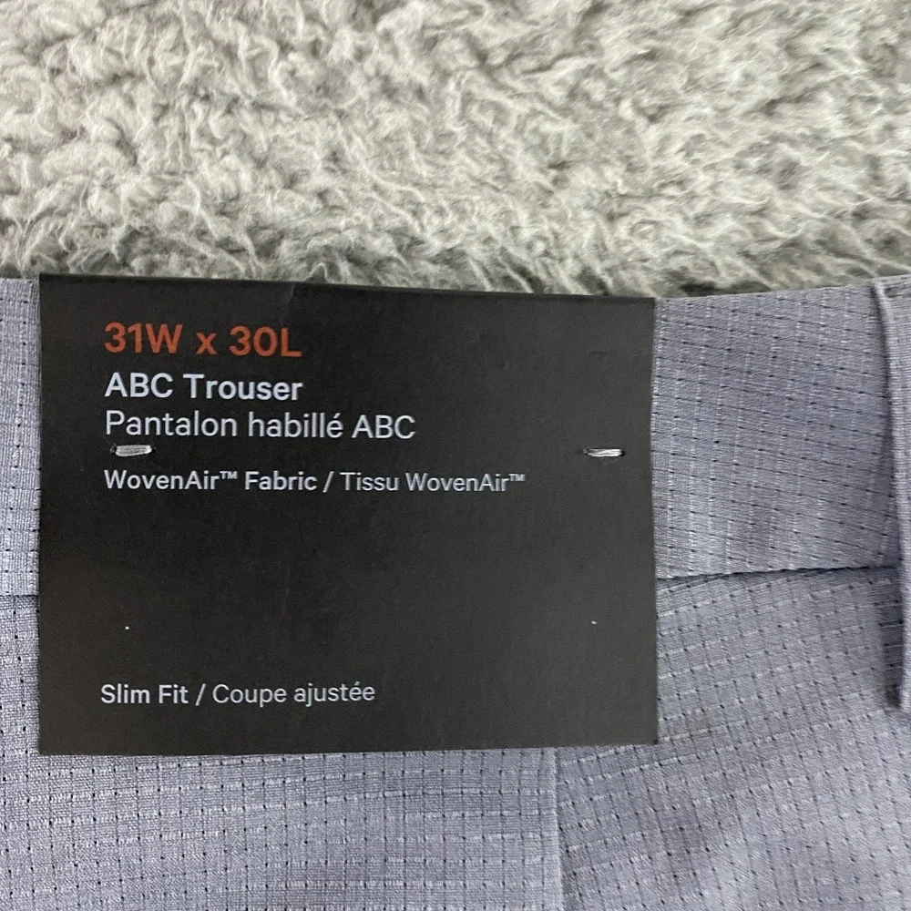 lululemon athletica Gray Chinos wovenair abc slim 31 x 30 - Picture 7 of 11